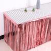 Rain Curtain Fringe Table Skirt for Party or Dining Table Decoration
