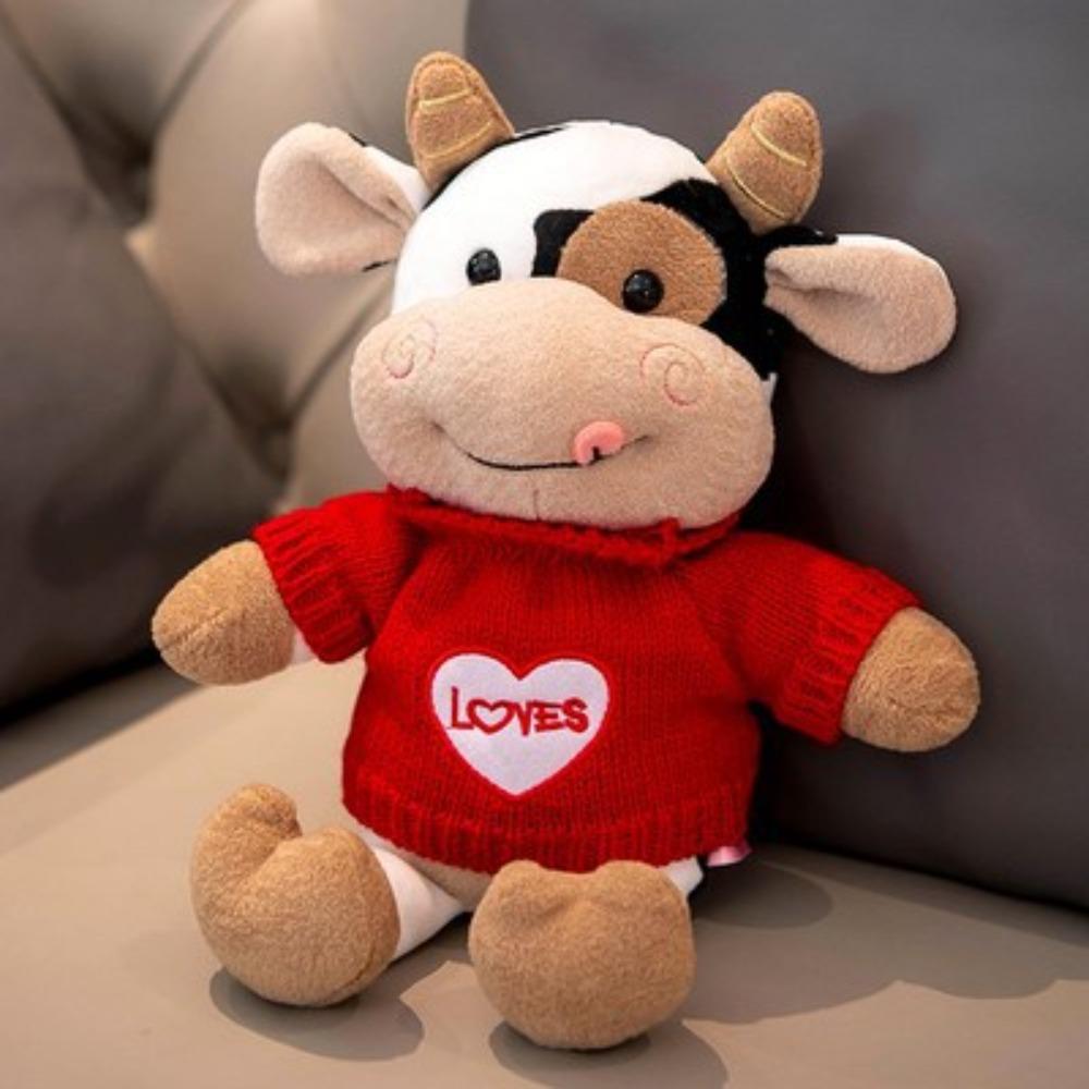 Calf Cow Plush Toy Cute Rag Doll Children's Toy Souvenir Doll for Girlfriend Gift