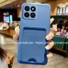 Etui na telefon For Honor 400 Smart G z miejscem na karty, portfelem, uchwytem, do Huawei Honor400 Smart X7d 4G, matowe, miękkie silikonowe, ochrona tyłu