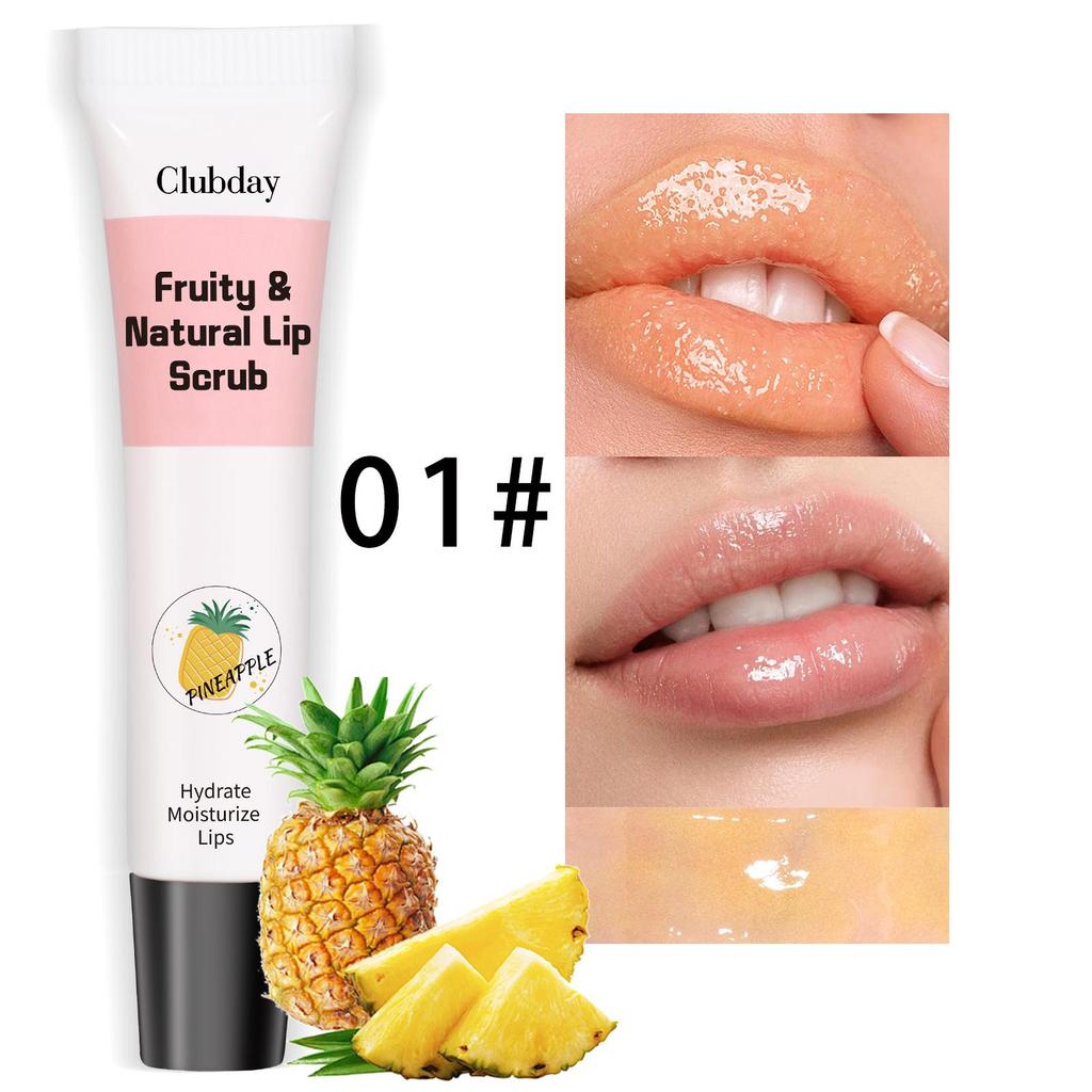 Clubday New Fruity Lip Scrub Exfoliates Dead Skin, Lightens Lip Lines, Lip Care C701-003