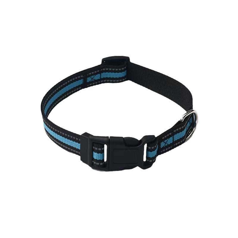 Reflective Adjustable Dog Collar for Nighttime Safety, Anti-Lost Design, Suitable for Small and Large Dogs