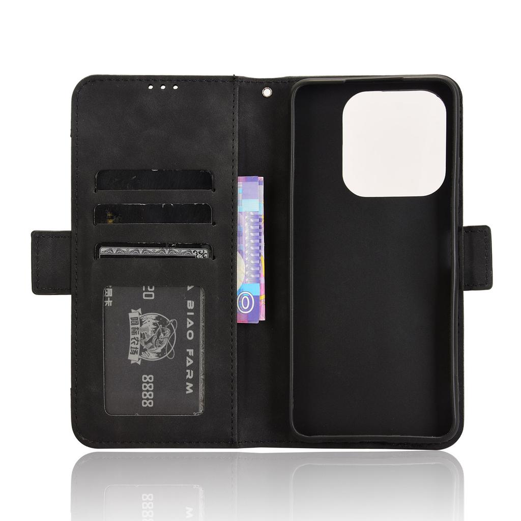 For ZTE Nubia V60 Design/Blade V60 Design Leather Case Phone Wallet Cover with Multiple Card Slots