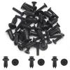 uxcell Plastic Rivets 5mm Hole Diameter Black Auto Splash Guard