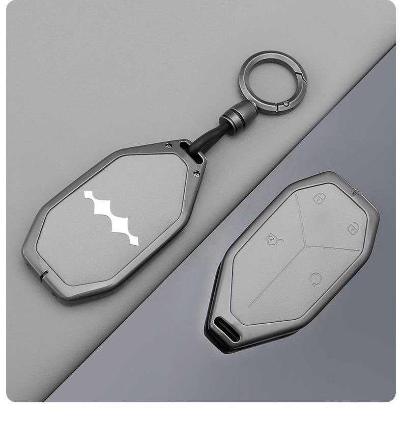 Compatible with Equation Leopard: 2025 Titanium Key Case, Durable Leopard 8 Remote Control Metal Protective Shell with Full Coverage Buckle