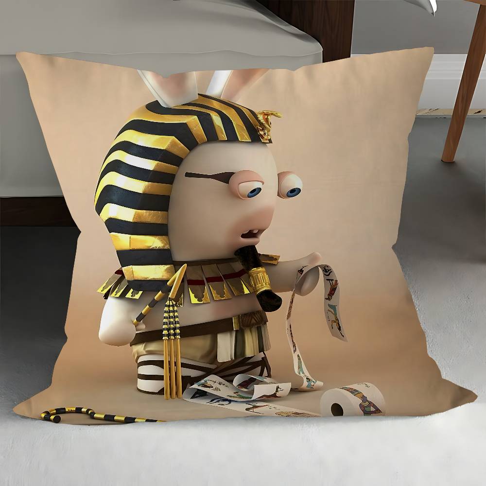 R-Rabbids Invasion Kissen Anime Kissen Sofa Bett Kopfkissenbezug Kissenbezug 45x45 Cm Mode