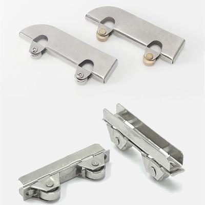 8 Stück/Set 5/6/8mm Glas Schiebetür Rollenklammer Rädchen Mobile Thekenrad Laufrollen Hardware Zubehör