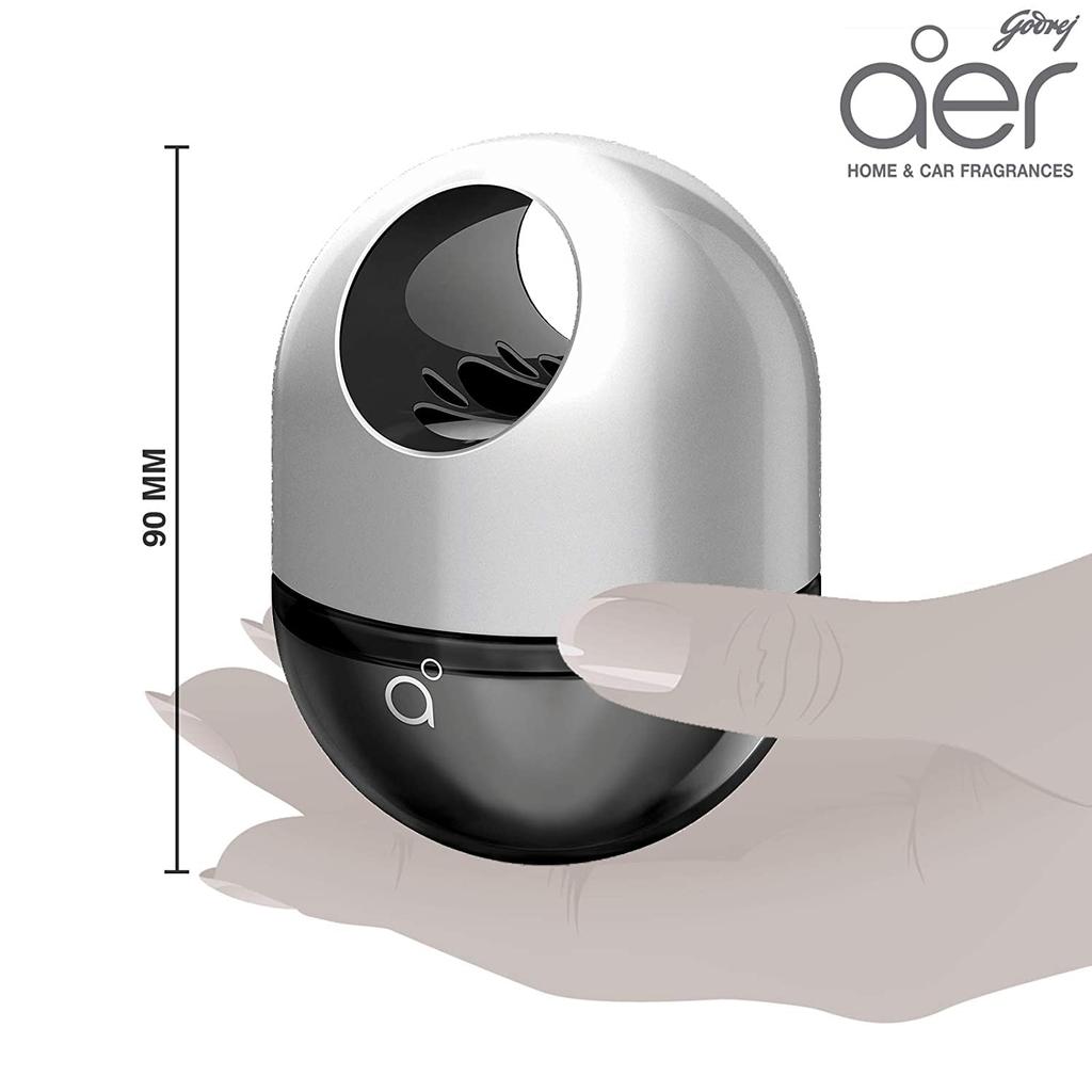 Godrej Aer Twist Auto Lufterfrischer Moschus Nach Rauch 45g Langanhaltend Auslaufsicher Armaturenbrett Duft