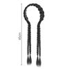 1Pcs Durable Ponytail Wig Headband Synthetic 45cm Hair Wig Piece Long Braid Women Headdress Party Styling Accessories