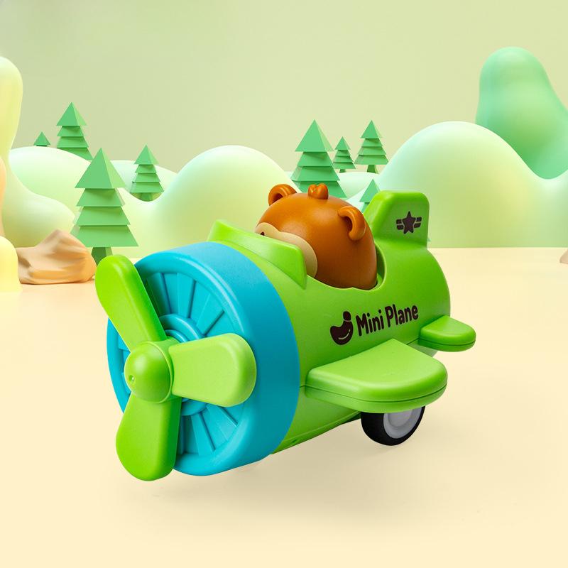 Baby Animal Car Toys Toddler Press and Go Toy Cars Wind-up Cars Bunny Rabbit Airplane Vehicles for Easter for Toddler Kids