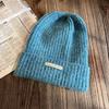Hat Knit Warm For Women With Solid Color Design For Casual Cold Wear Season