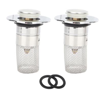 2 Stück Badezimmer Waschbecken Stöpsel Haarfänger Ersatz Pop-Up Ablauf Sieb mit Abnehmbarem