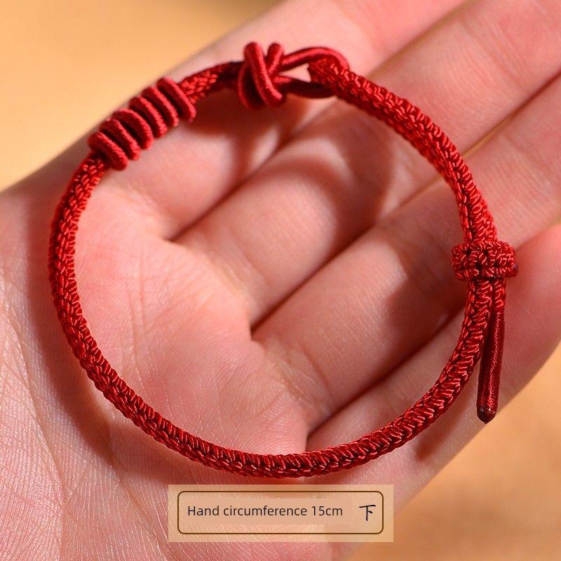 

Золотой кулон-шарм гора Путо пара красный ручной браслет Hand circumference below 15cm