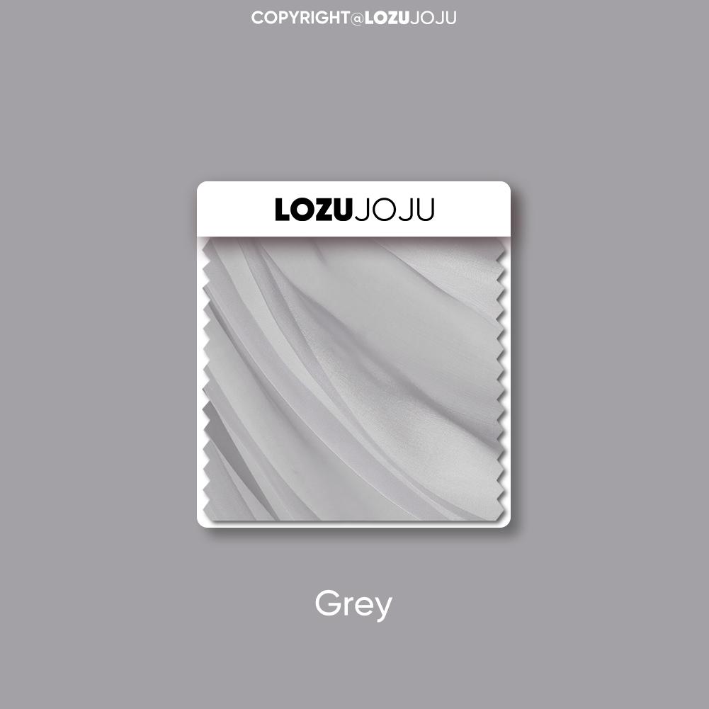 

1 шт. LOZUJOJU классический универсальный европейский сплошной цвет кружевной край занавеска для маленького декора окна 70x42 см W70cm x L42cm серый