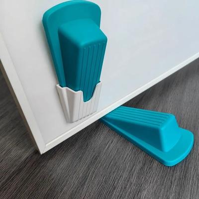 Silikon Tür Stopper Selbst Klebe Starken Sog Wand Protektoren Versteckte Stumm Anti Kollision Boden Halter