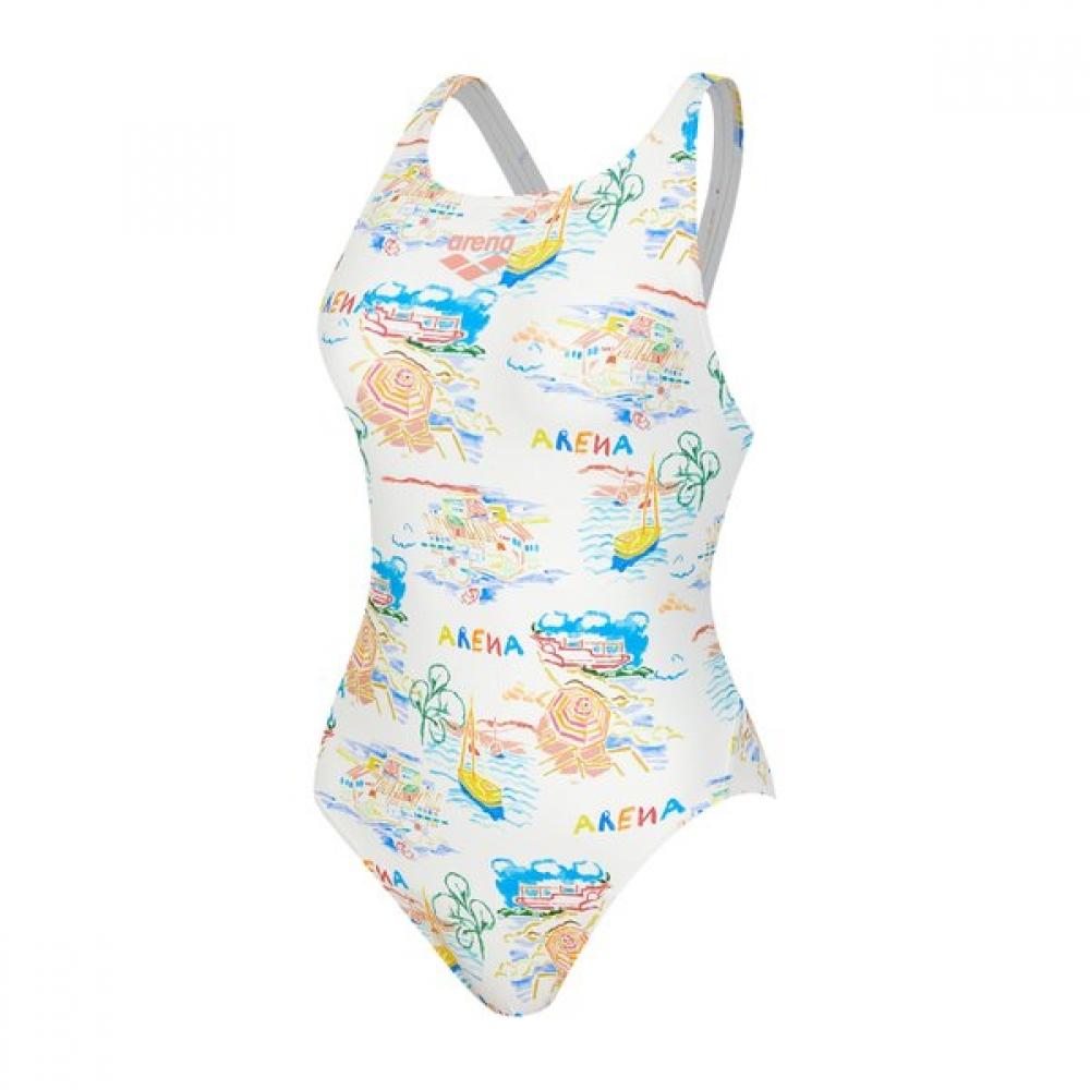 Arena One Piece Racerback Wht A6bl1lo11 white/S(85)