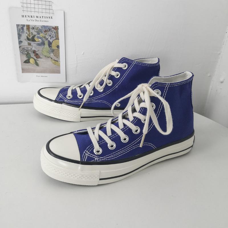 Canvas Shoes Female High-top Student Shoes Board Shoes 19