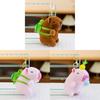 Whimsical Capybara Plush Toy Cute Keychain Animal Accessory Soft Stuffed Doll For Kids