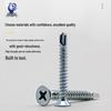 Blue-White Zinc Plated Phillips Countersunk Self-Tapping Iron Screw 4.2x4.8mm