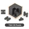 Puzzle 3D z drewna Zabawka IQ 54 szt. L / 54 szt. kostka w kształcie TH Zabawki edukacyjne dla miłośników puzzli, gra intelektualna