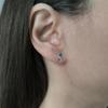 Silver Earrings with Cubic Zirkonia (2186106)