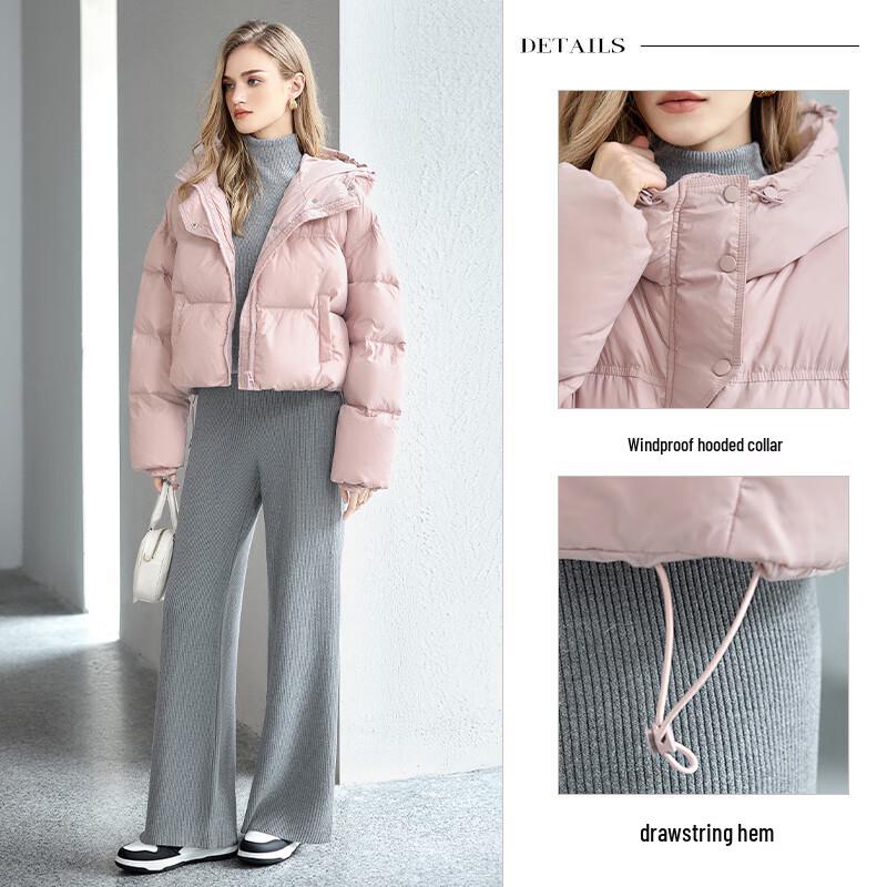 Women's Hooded Short Down Jacket