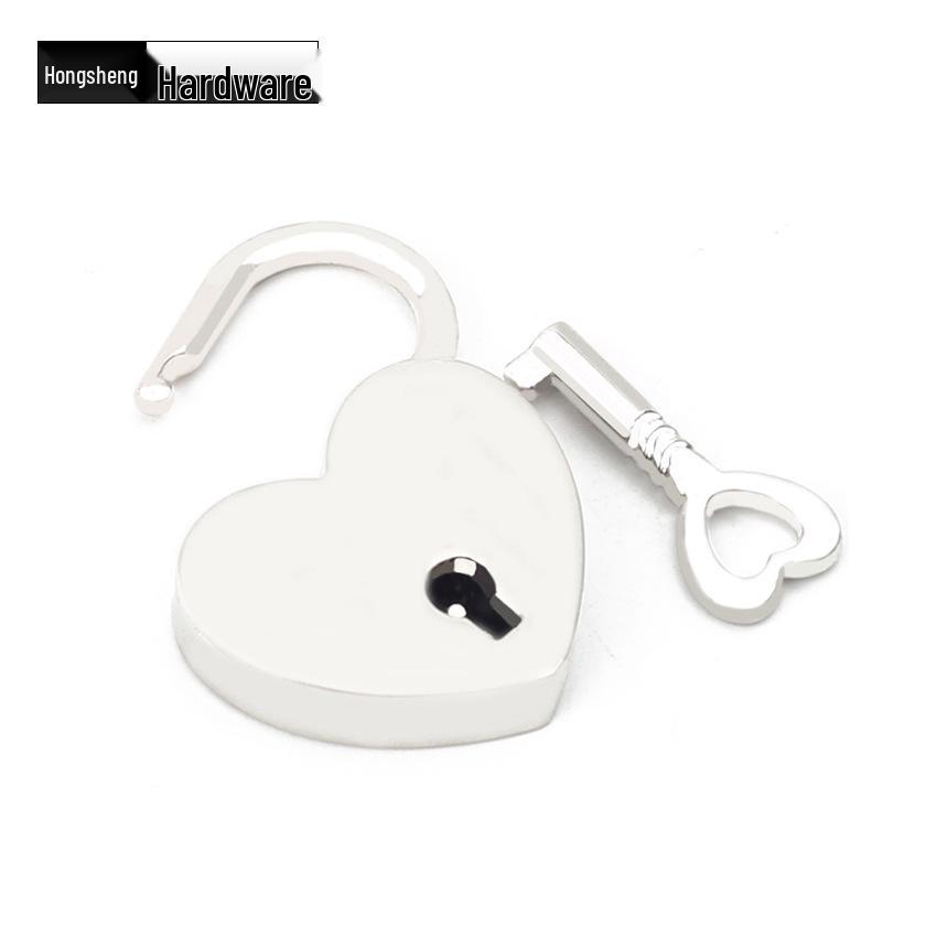 Luxe Hartvormig Hangslot Sleutelhanger: Qixi Koppel Cadeau & Sieraden Accessoire