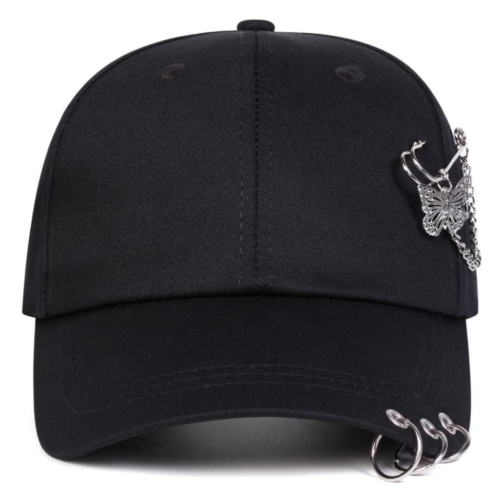 Cappellino da Baseball con Catena a Farfalla Cappello da Donna alla Moda e Carino Cappelli per il Tempo Libero all'Aperto Viaggi Cappelli da Sole