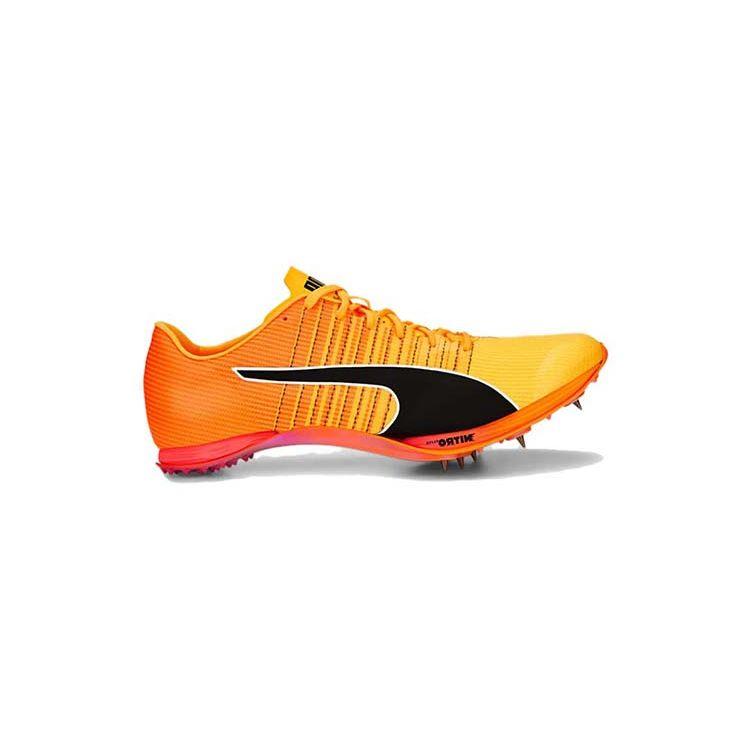 Puma EvoSpeed Sprint Nitro 2 Sun Stream Black Unisex Sneakers Orange Sunset-Glow 380002-01