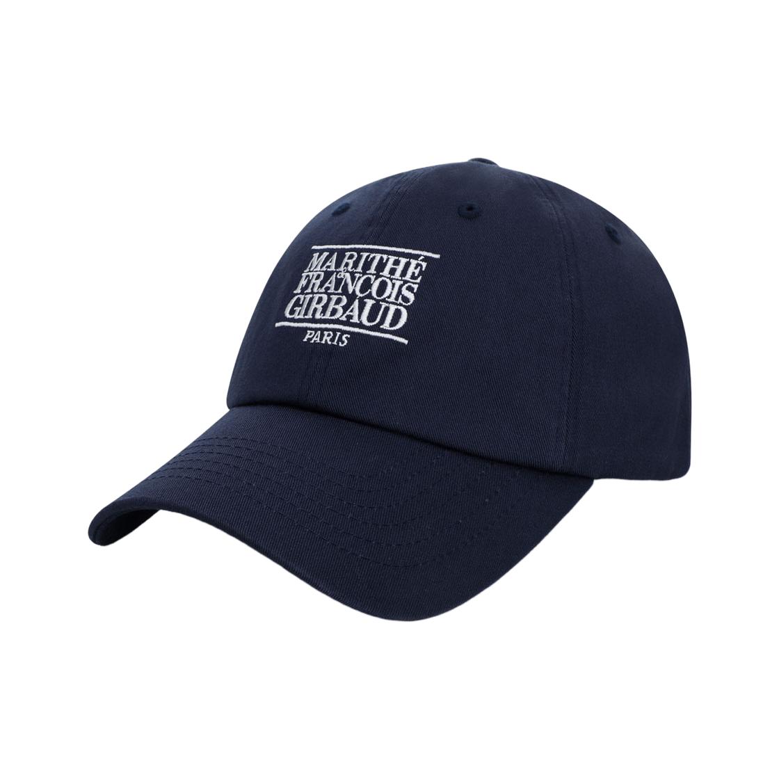 Marithe Francois Girbaud Small Classic Logo Cap Navy ONE SIZE
