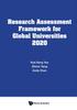 The Research Assessment Framework For Global Universities 2020 Book