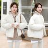 Women's Winter Coats  Baseball Jacket Harajuku Loose Long Sleeve Top Cotton Padded Parkas Warm Quilted Coat Female Outwear