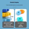 1 Set Montessori Drehender Regenbogen Turm Baby Stapelspielzeug Kinder Entwickeln Motorische Fähigkeiten Spiel Drehendes Stapelspielzeug Geschenke