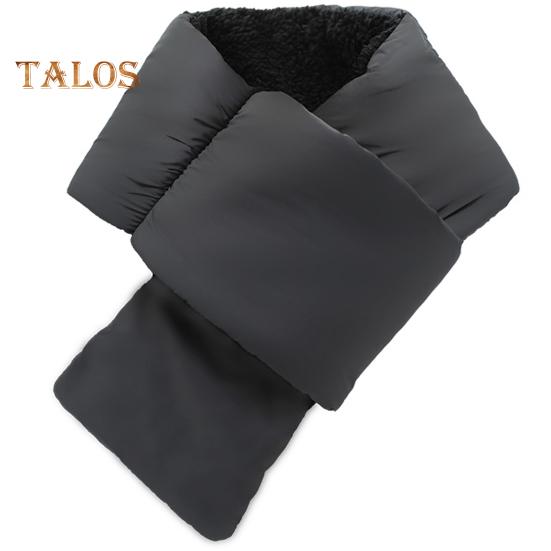 

Зимний шарф с утолщенной подкладкой и плюшевой подкладкой, ветрозащитный, морозостойкий, теплый, однотонный, унисекс, накидка на шею, аксессуар для одежды серый