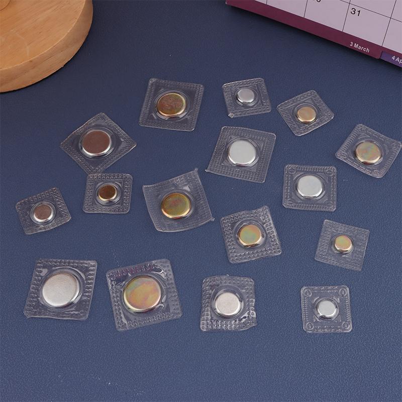 5Pairs Invisible Hidden Magnetic Metal Snaps Button Diy Accessories For Overcoat Handbag Garment Scrapbooking