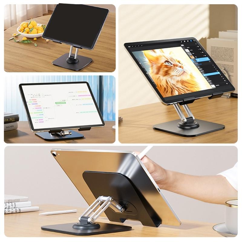 Mobile Holder with 360 Degree Rotating Flexible Foldable For Smartphones and Tablets Stand Scratches Proof Stable