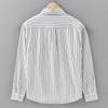 Spring Pure Cotton Striped Shirt for Men Japanese Casual and Handsome Loose Long-sleeved Shirt
