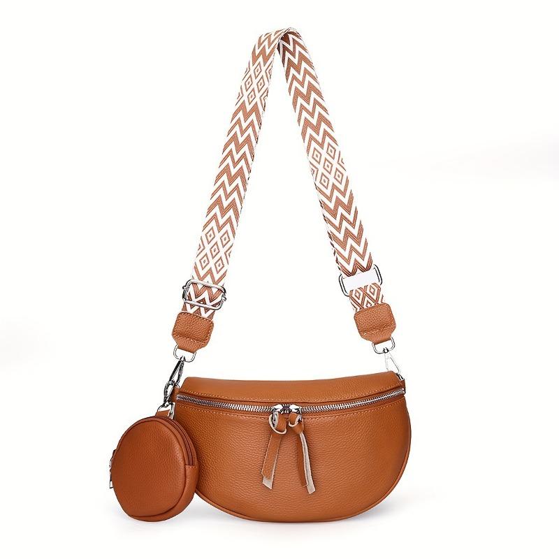 Casual Women's Waist Bag Fashionable Crossbody Women's Chest Bag Single-shoulder Genuine Leather Women's Bag