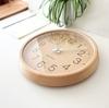 KATOMOKU muku clock 2 Natural Wall Continuous Second Diameter km-45NA Clock, Hand, 30.0cm (Quartz Clock)