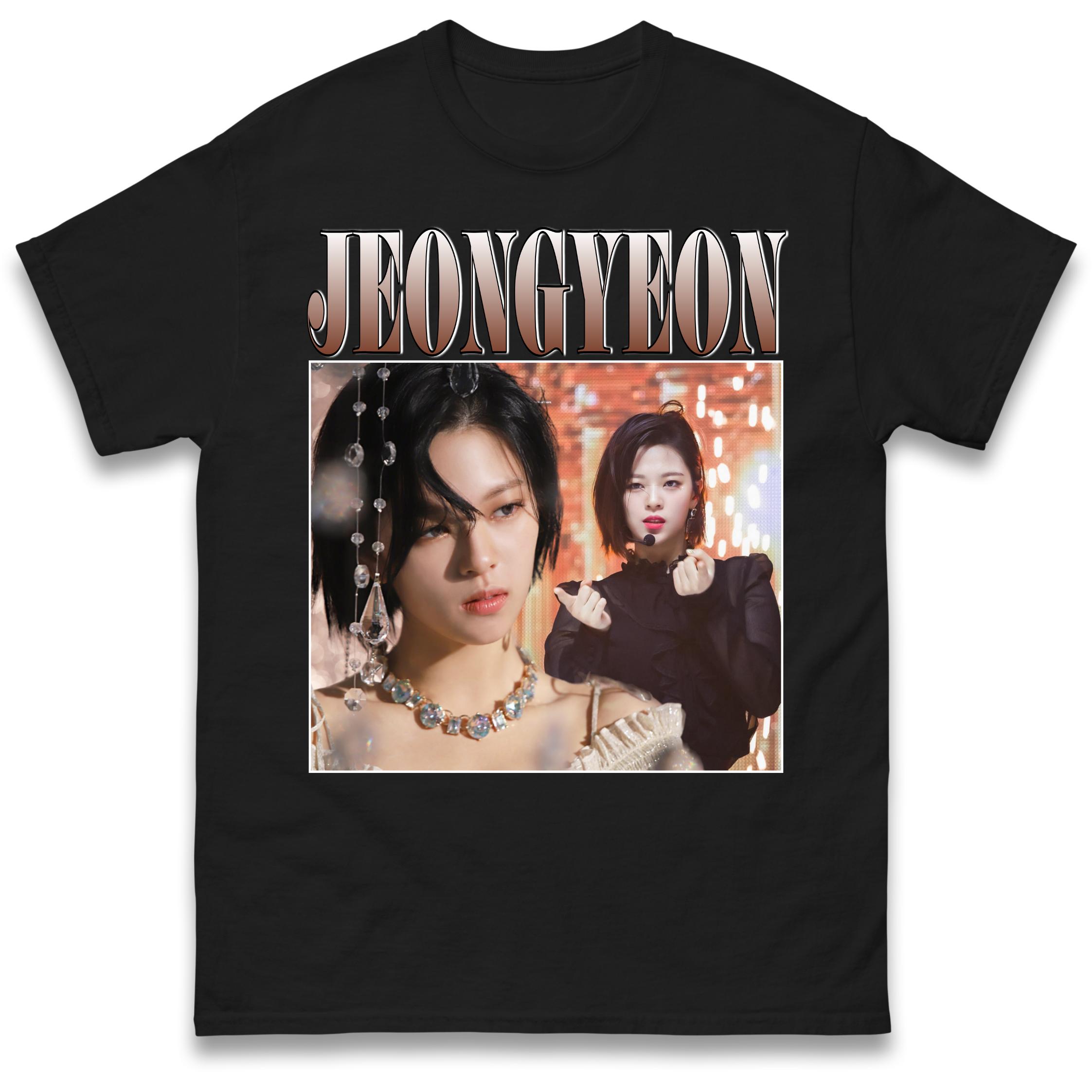 Jeongyeon T-Shirt Tshirt Mens Womens Tops Unisex Tees 100% Cotton S