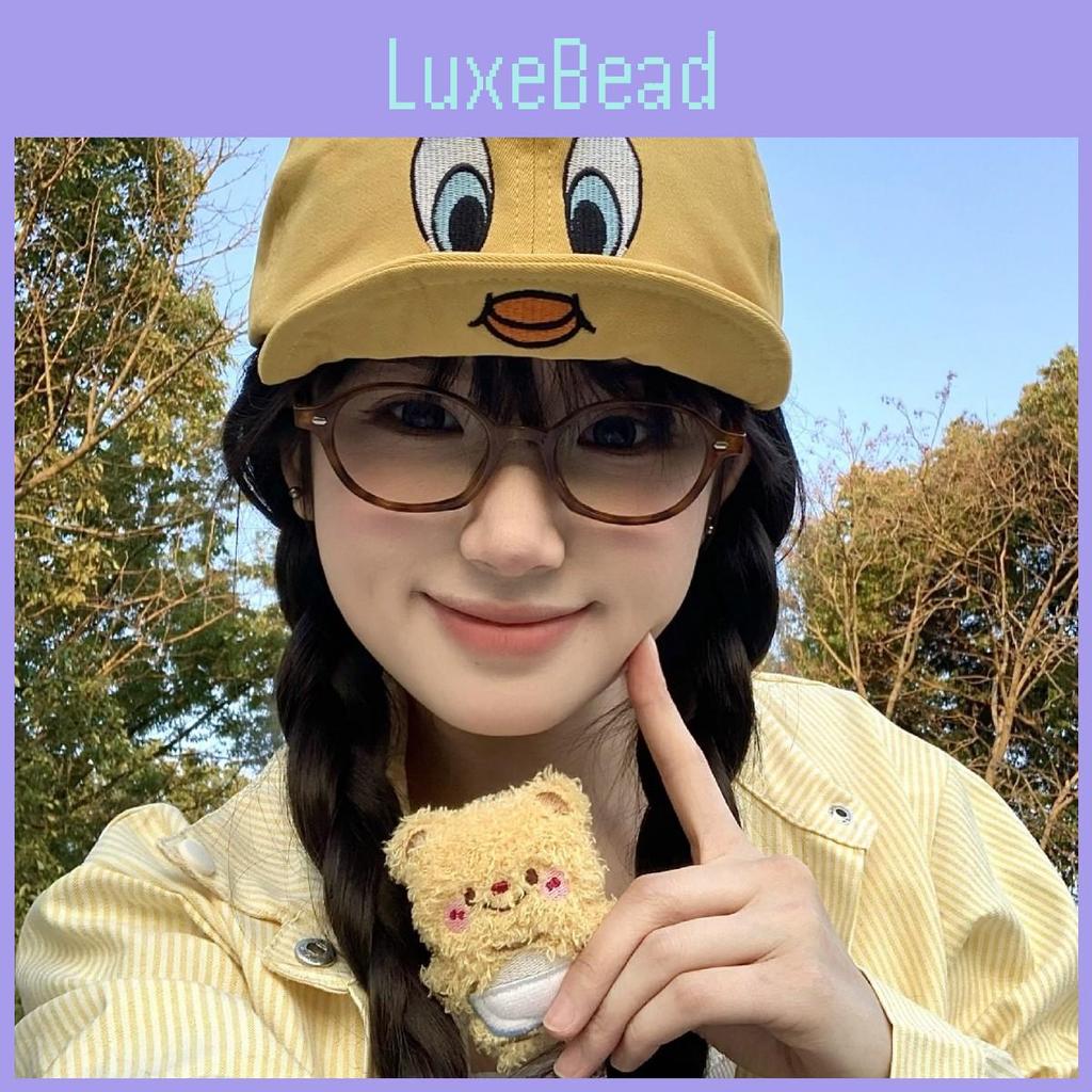 Yellow Duck Tweetybird Sun Hat For Girls Soft Cotton Cap For Spring Outdoor