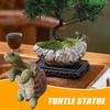 Turtle Statue Climbing Turtle Figurine Plant Decorations Resin Sculpture Tortoise Statue Miniatures Outdoor Statue