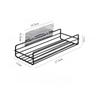 Kitchen Spice Storage Rack Hanging Basket Wrought Iron Bathroom Shelf Wash Rack Free Punching Wall Hanging