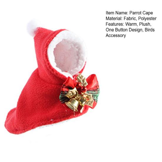 Papagoi Soe Keep Plüüs Linnud Ülerõivad Karvane Ruuduline Väikesed Loomad Hubane Keep Talveks Lemmiklooma Kostüümi Aksessuaar