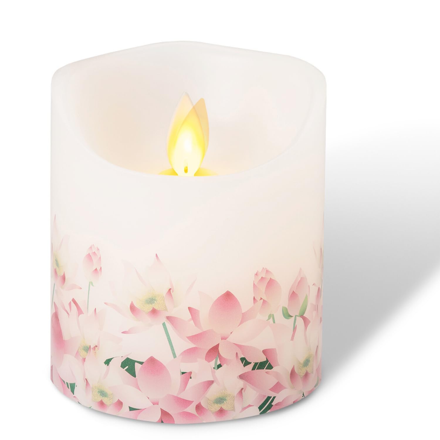 

Fukushodo Buddhist Altar LED Candle with Flickering Flame [Recommended by Funeral Professionals] Candle-Style LED Candle (Lotus)