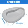 Portable Bed Pans for Elderly Female,Easy to Clean,Heavy Duty Bed Pans Plastic Thick Large Bedpans for Bedridden Patient