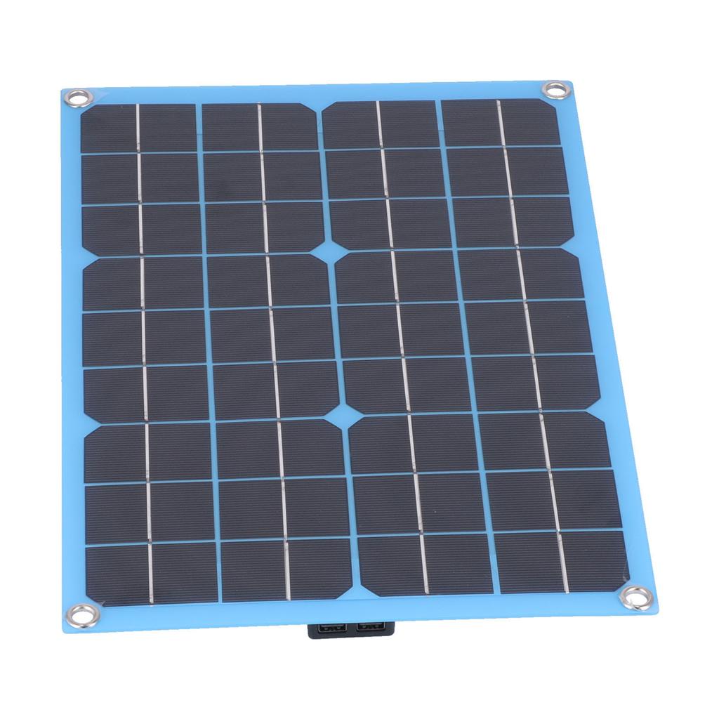 Solar Panel Monocrystalline Silicon Portable 20W USB Power Supply Charger for Battery