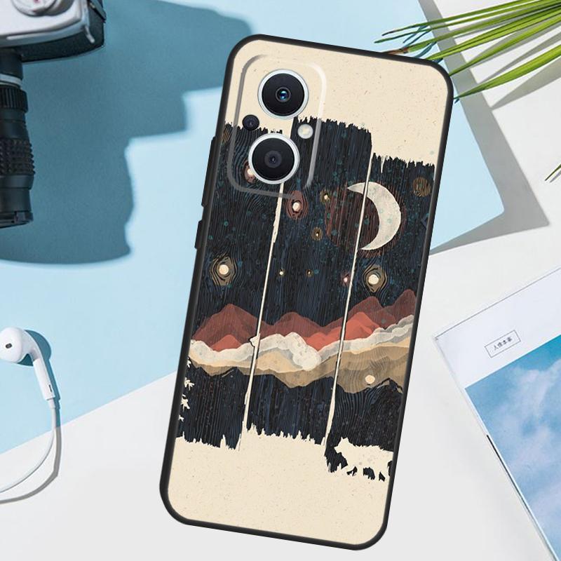 Summer Nights Cover For OPPO Reno 12 F 13F 14F 11F 10 11 13 14 Pro 7 8 Lite OPPO Find X9 X5 X6 X8 Pro Case