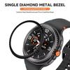 Metalllünette für Samsung Galaxy Watch 8Classic 46mm Schutzhülle Ring Bumper Uhrengehäuse für Galaxy Watch 8Classic Zubehör