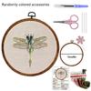 Insect Bead Embroidery DIY Craft Kit Cartoon Cross Stitch Insect Series Bead Embroidery Engraved Insect Pattern Set