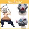 Prachtig Demon Slayer Kimetsu No Yaiba Hashibira Inosuke Latex Masker Voor Cosplay Evenementen